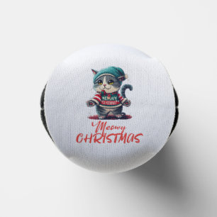 Christmas Cat  Seltzer Can Cooler