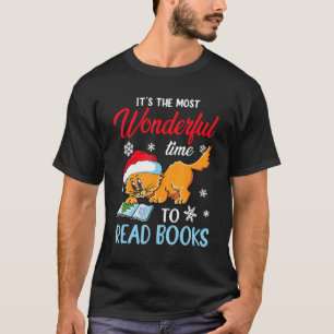 Christmas Cat  With Santa Hat for men women T-Shirt