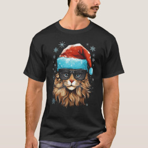 Christmas Cat Xmas Pajama Family Matching Party Co T-Shirt