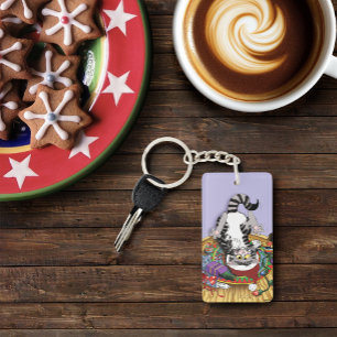 Christmas Catnip Cat Key Ring