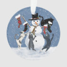 Christmas Cats 2and snowman 2 sided