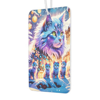 Christmas Cats Display Car Air Freshener