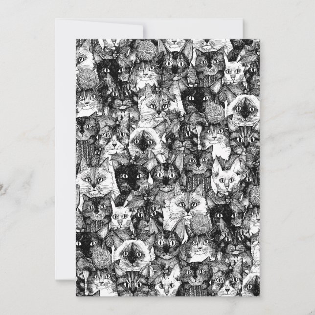 christmas cats holiday card (Front)