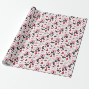Christmas Cats & Houses Wrapping Paper