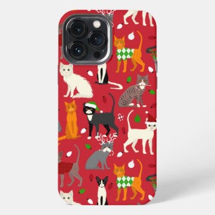 Christmas Cats iPhone 13 Pro Max Case