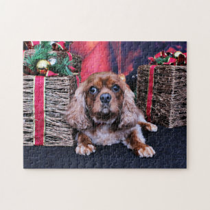 Christmas - Cavalier - Cooper Jigsaw Puzzle