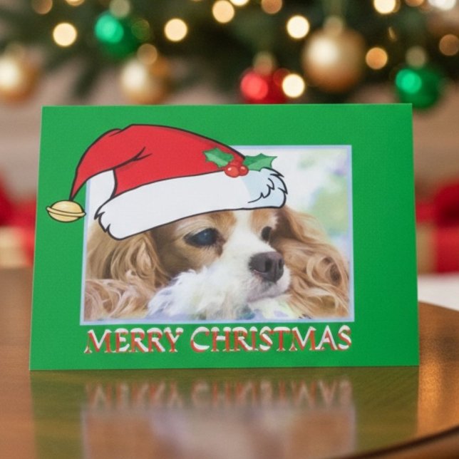 Christmas Cavalier King Charles Spaniel Card (Creator Uploaded)
