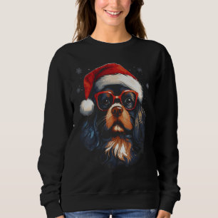 Christmas Cavalier King Charles Spaniel Dog Lover  Sweatshirt