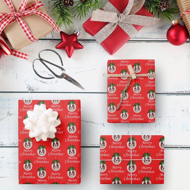 Christmas Cavalier Spaniel Ornaments Gift Paper (Creator Uploaded)