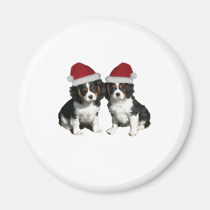 Christmas Cavaliers Magnet