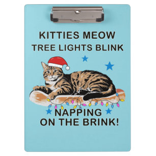 Christmas celebration clipboard
