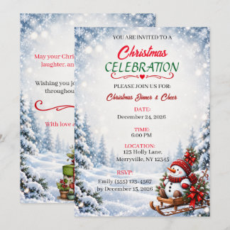 Christmas Celebration Invitation