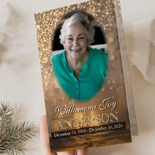 Christmas Celebration of Life Holiday Program Flyer