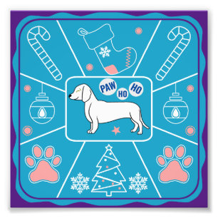 Christmas celebration photo print