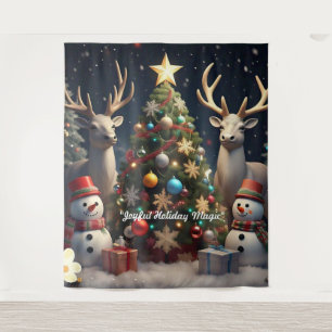 "Christmas Celebration Time" Tapestry