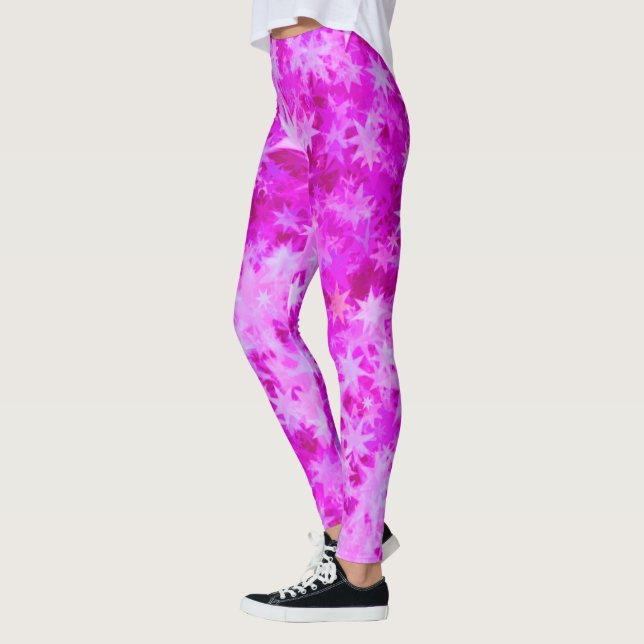 Christmas Celestial Bloom Leggings (Left)