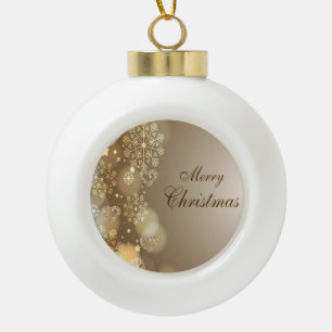 Christmas Ceramic Ball Ornament, Merry Christmas Ornament