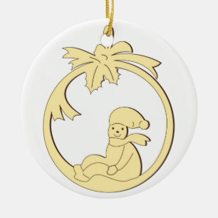 Christmas ceramic decoration