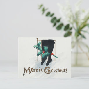 Christmas Chamberlin at Old Point Comfort. Holiday Postcard