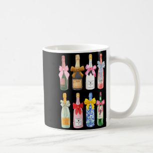 Christmas Champagne Cool Gl Coquette Bottle  Coffee Mug