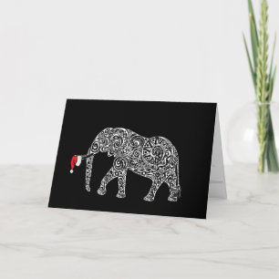 Christmas Chaos Collection: Elephant Thank You Card