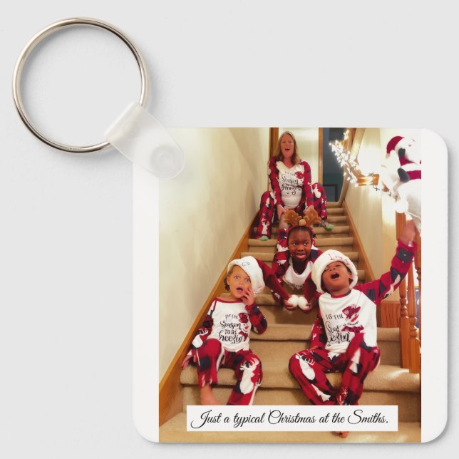 Christmas Chaos Key Ring (Front)