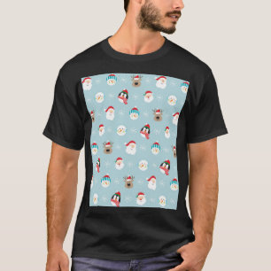Christmas Character Heads: Festive Wrap T-Shirt