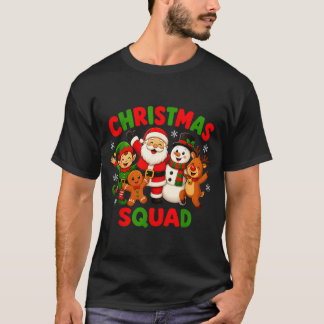 Christmas character team humor for holiday family T-Shirt