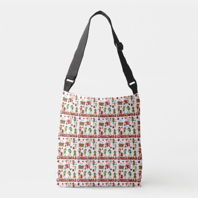 Christmas Characters Crossbody Bag (Front)