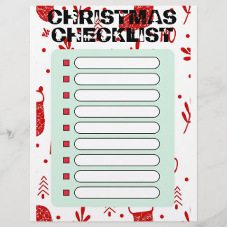 Christmas Checklist Flyer