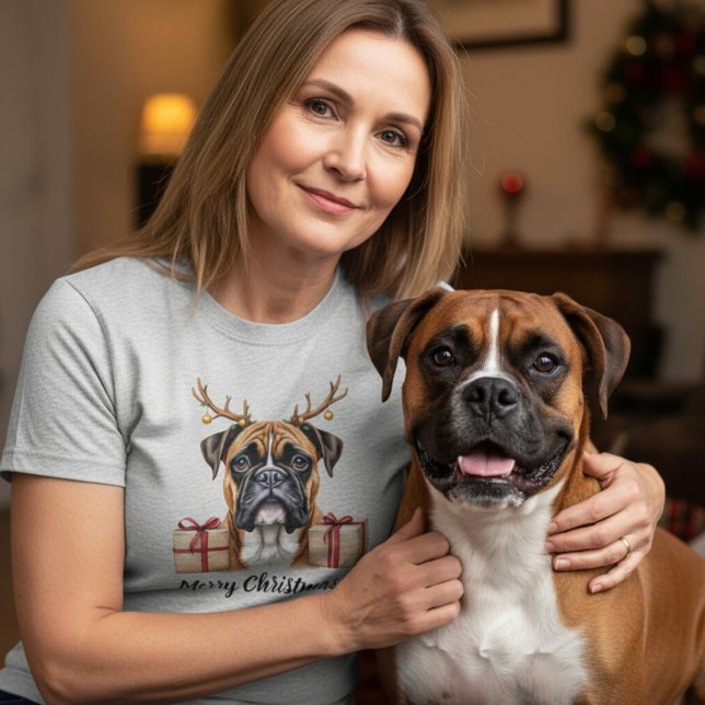 Christmas Cheer Boxer  T-Shirt (Creator Uploaded)