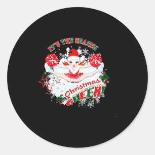 Christmas Cheer  Classic Round Sticker