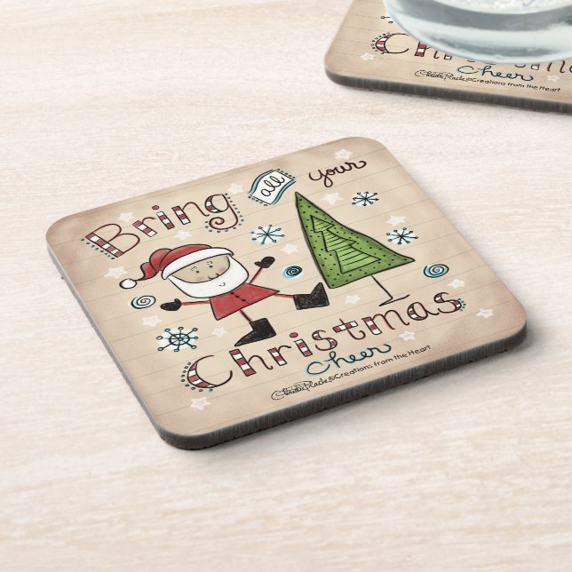 Christmas Cheer Coaster (Left Side)