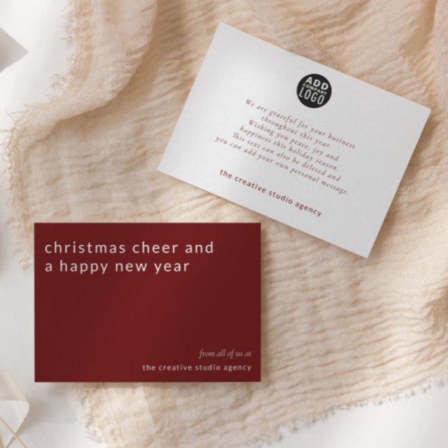 Christmas Cheer Corporate Holiday Greeting Card (Creator Uploaded)