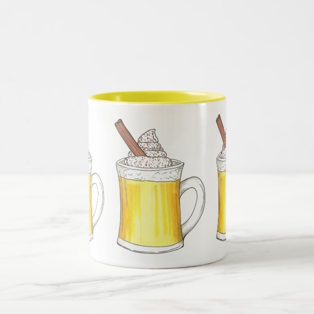 Christmas Cheer Egg Nog Eggnog Holiday Mug (Center)