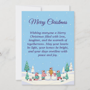 Christmas Cheer for All Holiday Card