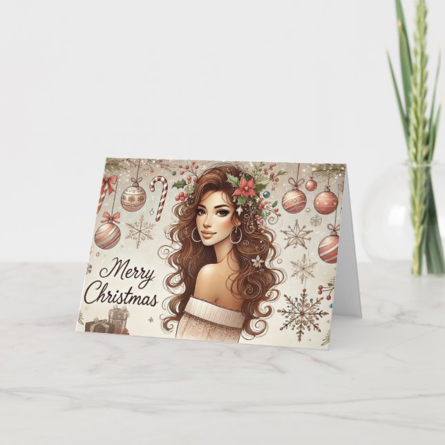 Christmas Cheer Holiday Card (Front)