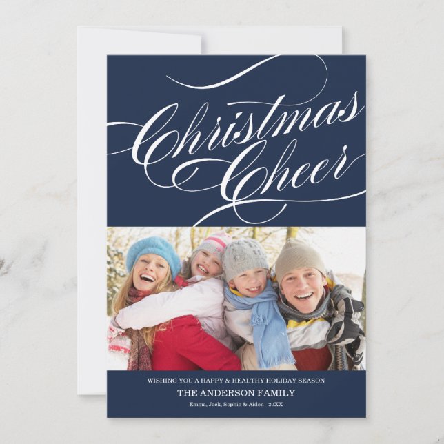 CHRISTMAS CHEER | HOLIDAY PHOTO CARD (Front)