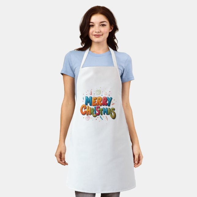 "Christmas Cheer in the Kitchen" Apron (Worn)