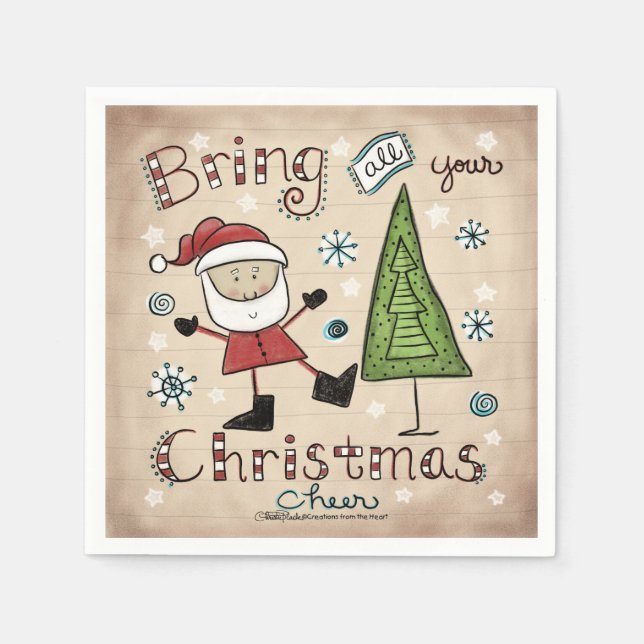 Christmas Cheer Napkin (Front)