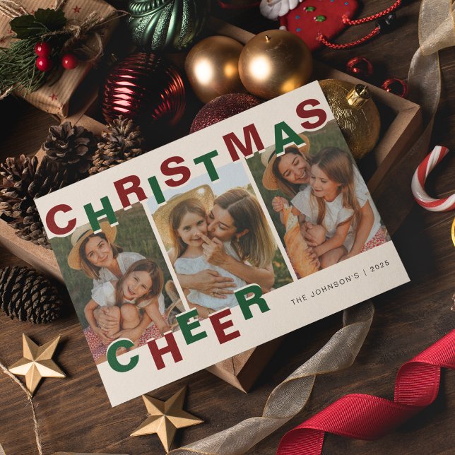 Christmas Cheer | Photo Christmas  Holiday Card (Creator Uploaded)