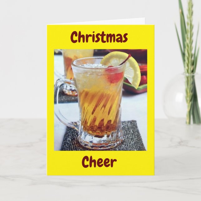 ****CHRISTMAS CHEER**** WISHED AT CHRISTMAS CARD (Front)