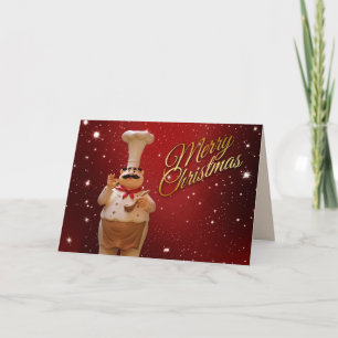 christmas chef greeting card