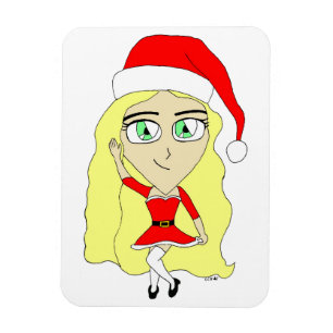Christmas chibi magnet