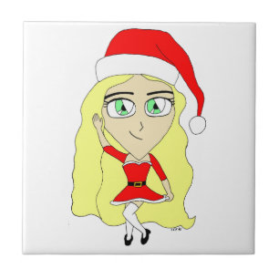 Christmas chibi tile