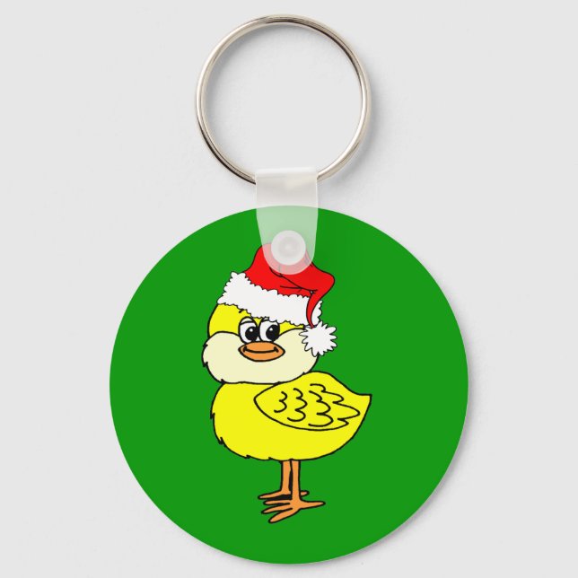 Christmas chick key ring (Front)