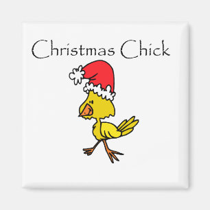 Christmas Chick Tshirts and Gifts Magnet
