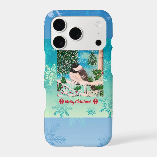 Christmas Chickadee Chatter  (Back)