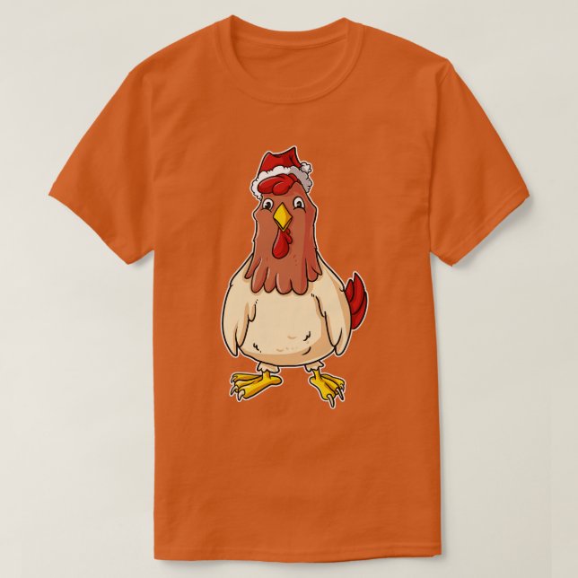 Christmas Chicken T-Shirt (Design Front)