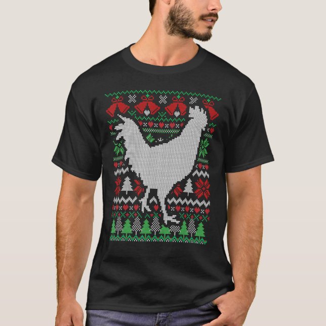 Christmas Chicken T-Shirt (Front)